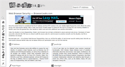 Desktop Screenshot of browserleaks.com